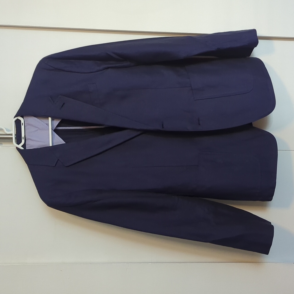Country Road Australia | Navy Linen Cotton Sport Coat Blazer Size 40